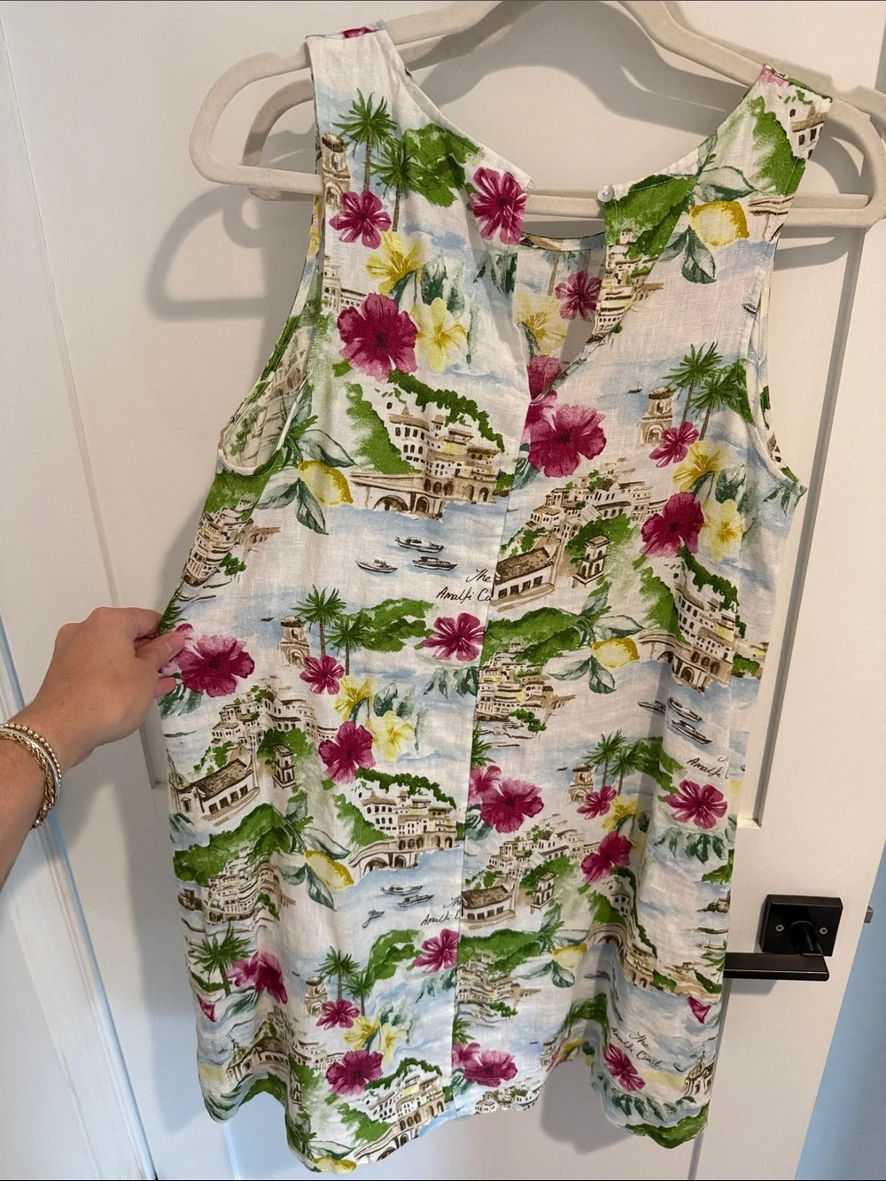 Cynthia Rowley 100% Linen Mini Amalfi Coast Dress - Picture 2 of 3